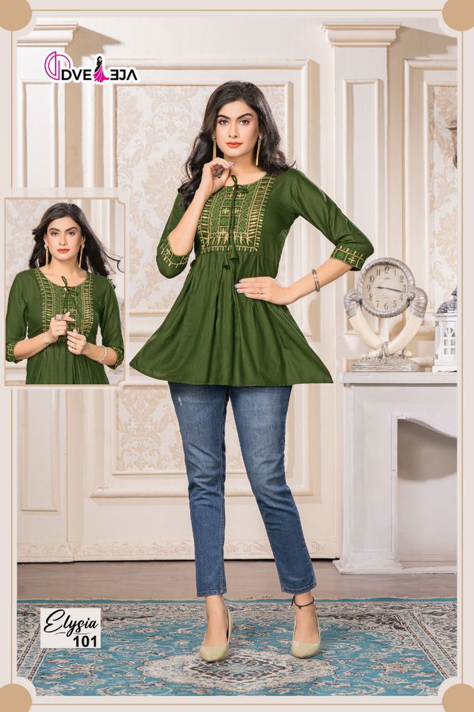 Dveeja Elysia Vol 1 Western Wear Wholesale Ladies Top